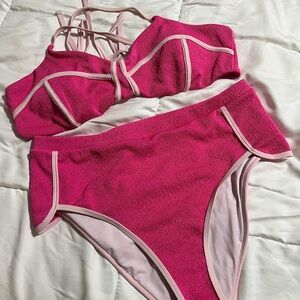 Cupshe Pink Bikini Set